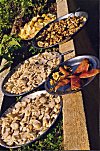 Herbs and fruits being dried for use as medicine