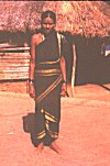 Tribal Woman of Gramokkal Community  in Traditional Saree
