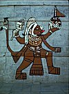Wall Painting of Hanuman in Rajasthan