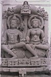 Sculpture of Shiva and Parwati