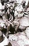 Fish Seller Drinking a Glass of Tea