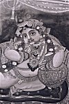 Lord Krishna in Myrore Traditional Art 