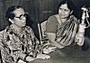 Jyotsna (on right) Interviewing Gangubai Hanagal