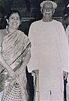 Jyotsna with Kuvempu (1986)