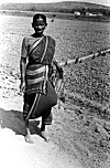 A Village Woman on Way to Marketplace