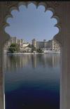 View of Winter Palace from Lake Palace