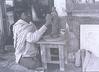 Boy Artist Sculpting a Statue of Bose