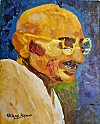 Portrait of Mahatma Gandhi