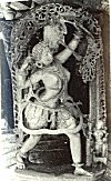 Huntress -- Sculpture from Belur