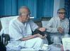 Jayaprakash (J.P.) Narayan  with S.M. Joshi