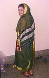 Girl in Traditional Nine Yard Sari