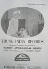1938 Adverisement of Young India Records