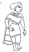 Woman in Sari