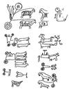 Varieties of Carts and Chariots found in Prehistoric Art