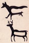 Starving Deer --Art of Perhistoric Man