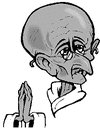 A Caricature of Gandhi