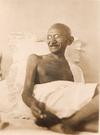 Gandhi in his Ashram