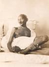 Gandhi Relaxing in his Hermitage