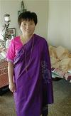 Kim Kamat trying on a Saree